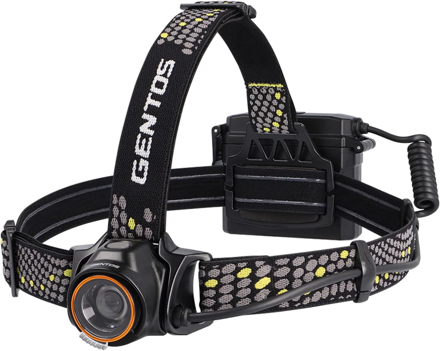 ジェントス USB充電式ロングレンダーLEDヘッドライト 300~500ルーメン