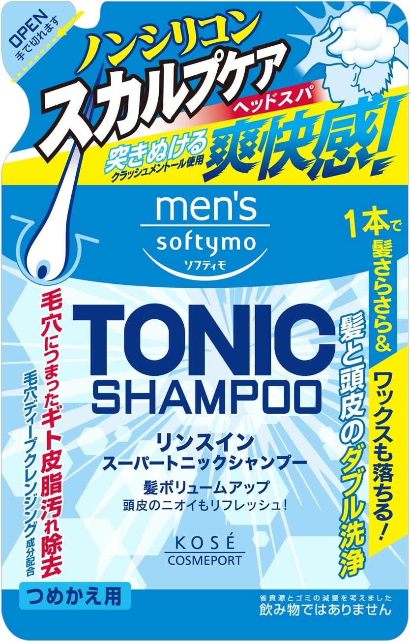 メンズ リンスイン スーパートニックシャンプー つめかえ用 400ml