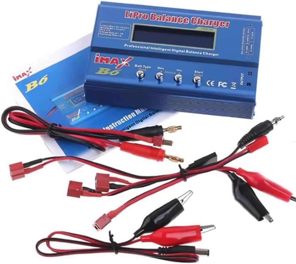 Hilitand iMAX B6 LiPo/ニッカド バッテリー充電器 LCD表示 80W ラジコン用