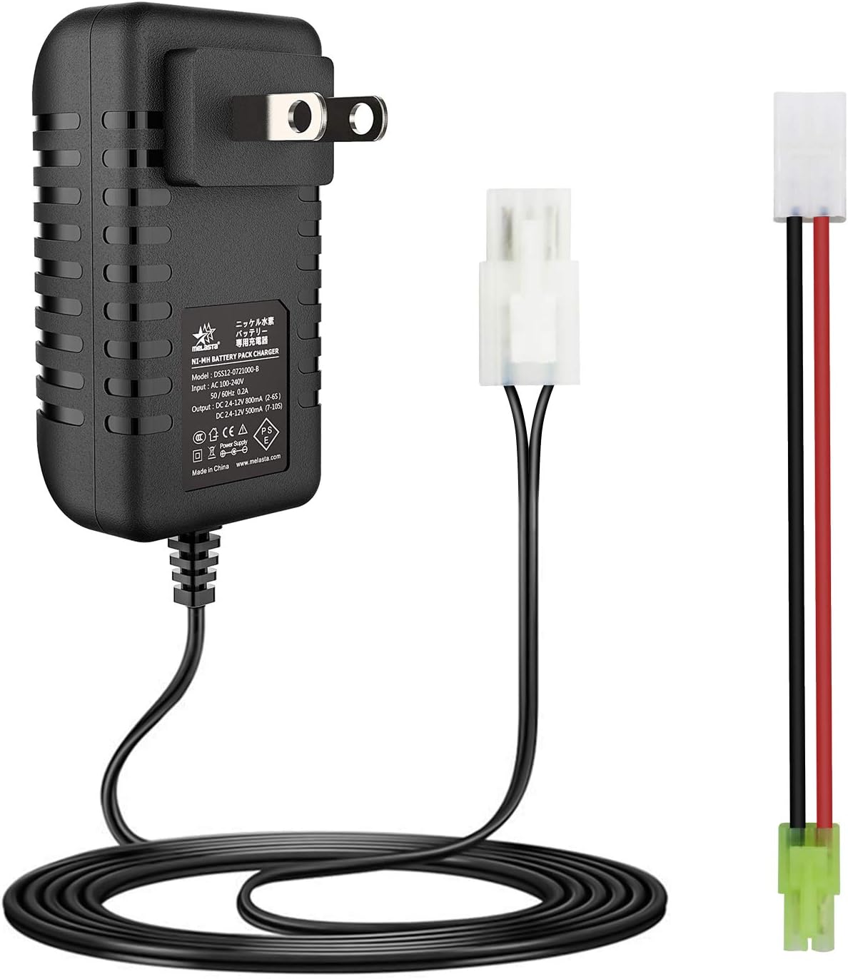 ニッケル水素バッテリー充電器 【PSE取得】【ラジコン用】【タミヤ互換】