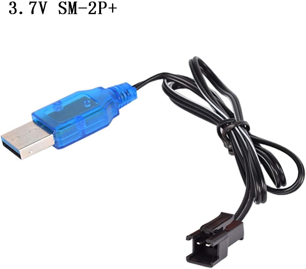 リモコンヘリコプター用3.7V 400mAh Lipo充電器 USB充電ケーブルセット