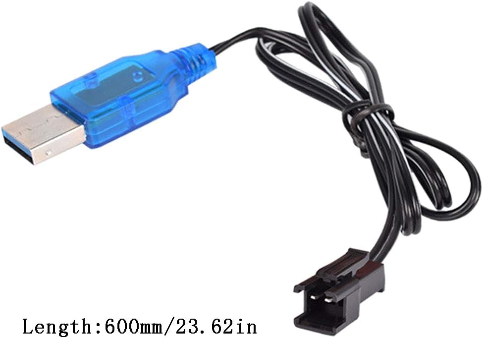 リモコンヘリコプター用3.7V 400mAh Lipo充電器 USB充電ケーブルセット