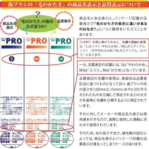 Ciメディカル コンパクトヘッド歯ブラシ ふつう 10本セット