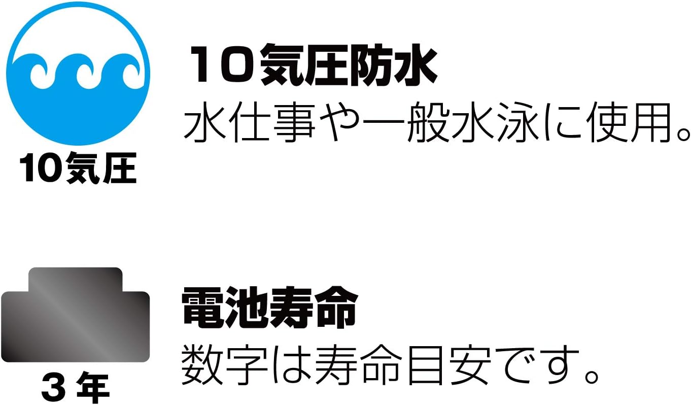 メンズ アナログ防水腕時計 ウレタンベルト ブラックゴールド VS40-005