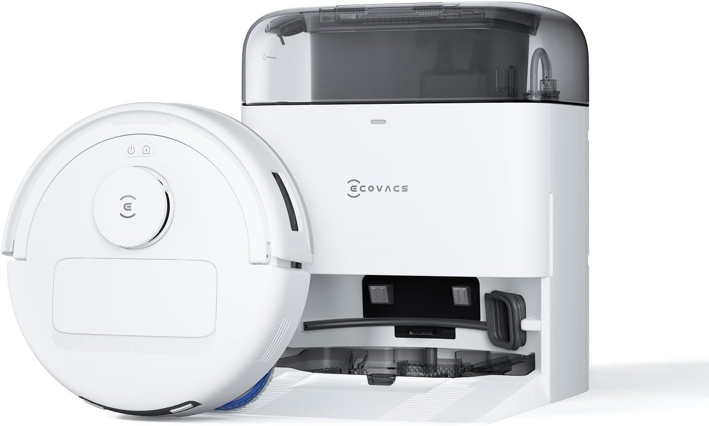 【2025年最新】エコバックス DEEBOT mini ロボット掃除機 コンパクト 自動ゴミ収集・水拭き両用 8000Pa 吸引力