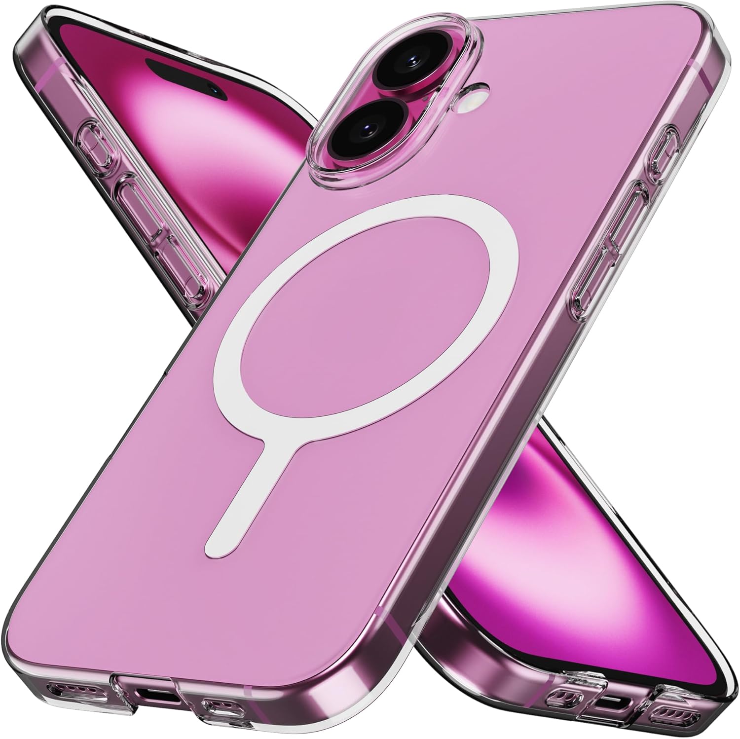 iPhone 16用マグセーフ対応超薄型クリアケース【1mm厚】