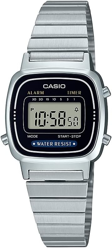 13周年記念 カシオ レディース 腕時計 シルバー LA670WA-1A2JF