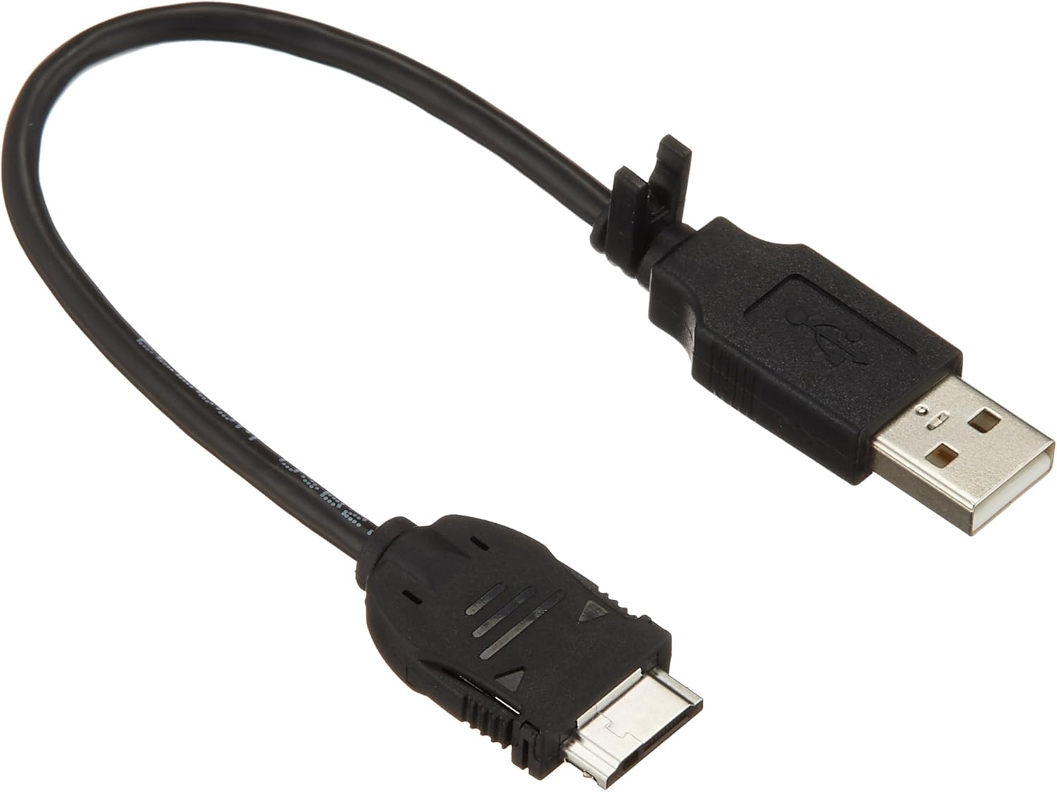 携帯電話用データ転送・充電USBケーブル ブラック