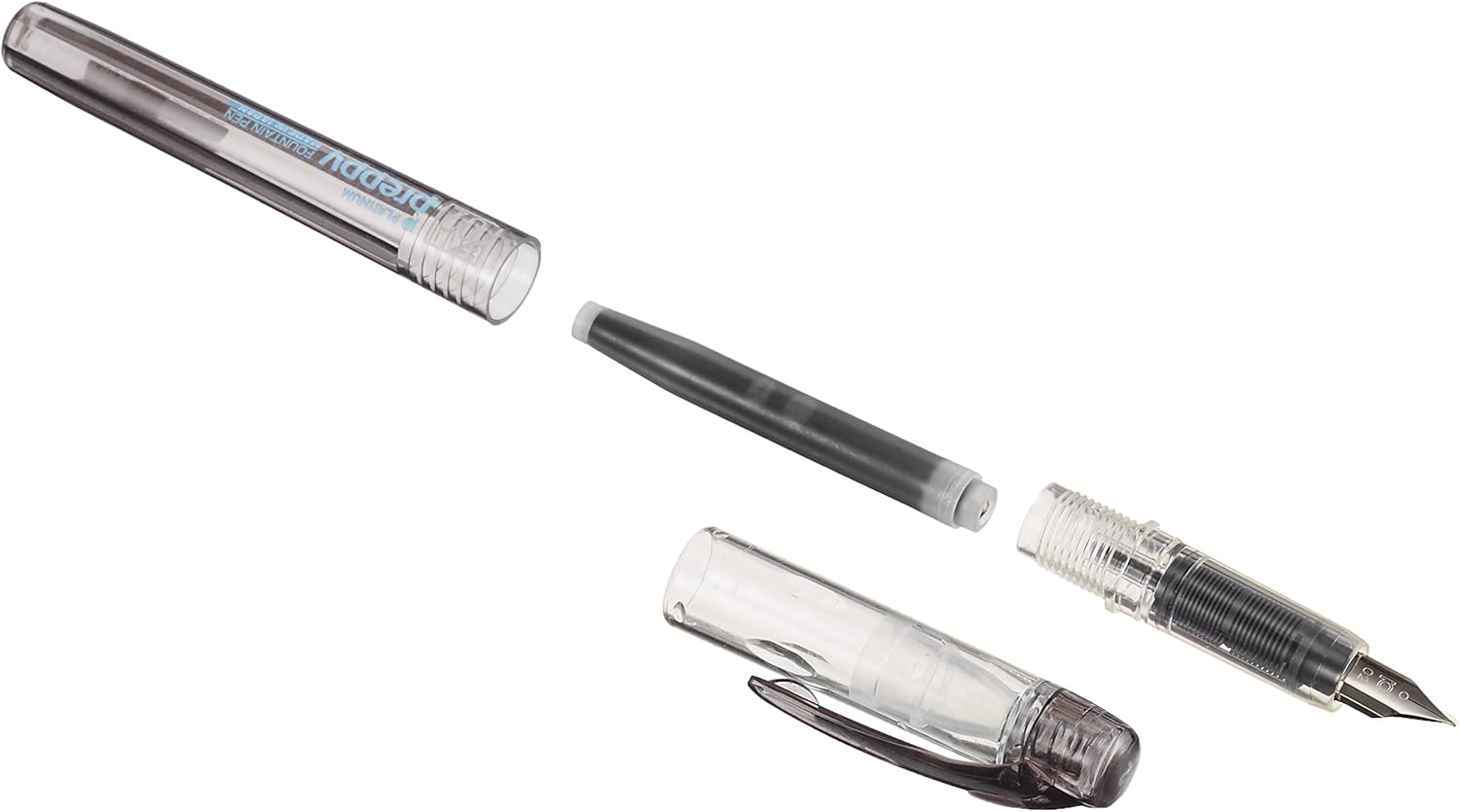 プラチナ プレピー 万年筆 0.2mm ブラック