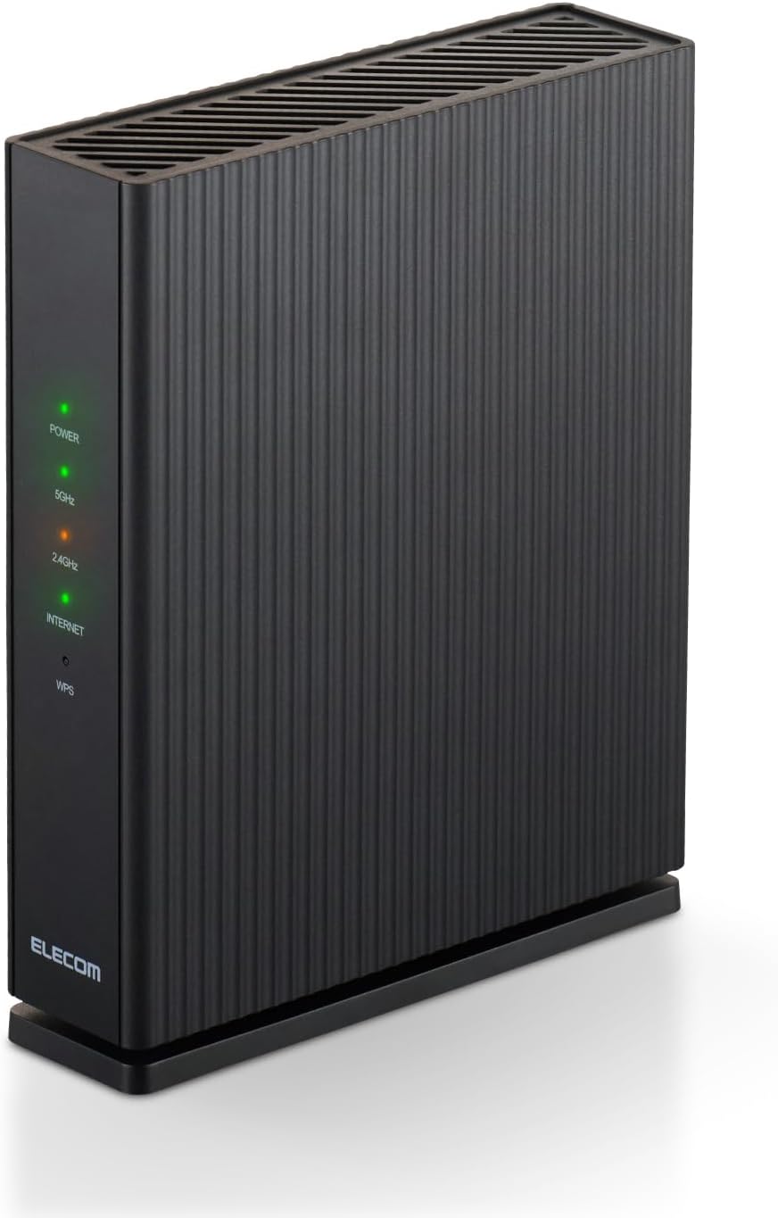 エレコム WiFi 6 ルーター 無線LAN 1201+574Mbps 有線Giga IPv6対応 WRC-W601-B