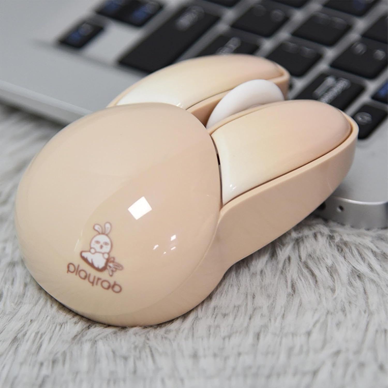 バレンタインデー向けかわいいバニーワイヤレスマウス