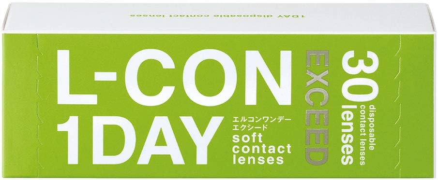 エルコンワンデー EXCEED クリアコンタクトレンズ 30枚入り [度あり/DIA 14.0/BC 8.7/PWR -3.75]