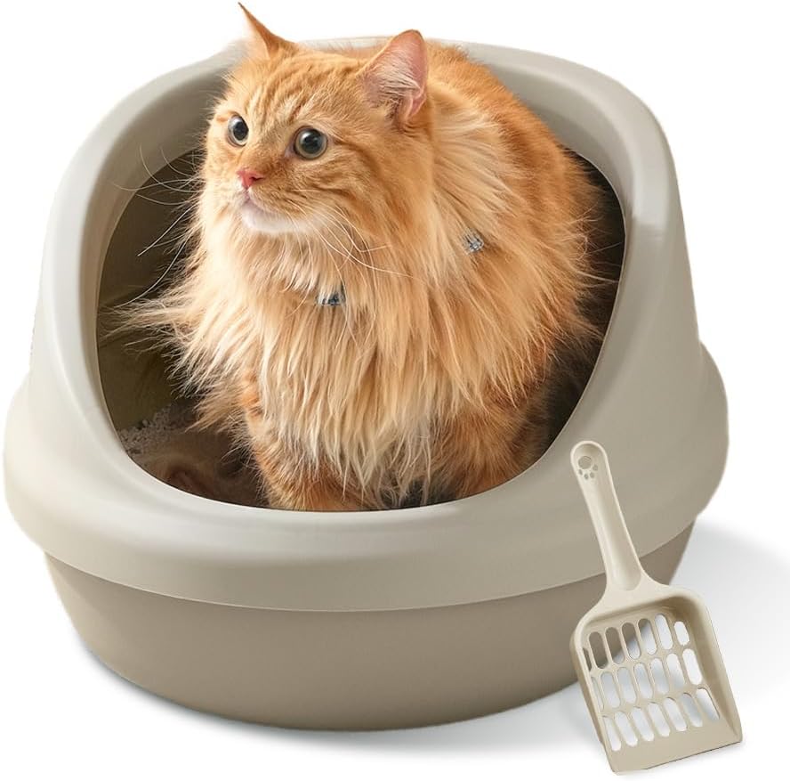 猫用ハーフカバートイレ シンプルブラウン P-NE-500-Hアイリスオーヤマ