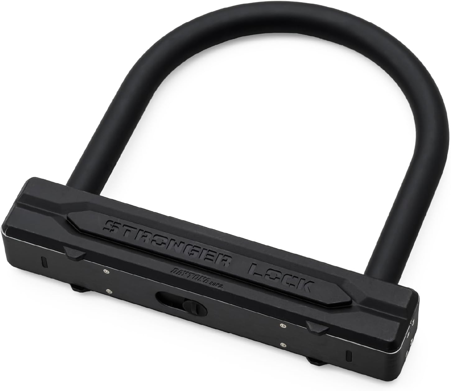 デイトナ U字ロック 鍵穴シャッター付き 16mm径 タイヤロック LEDライト付 154mm幅