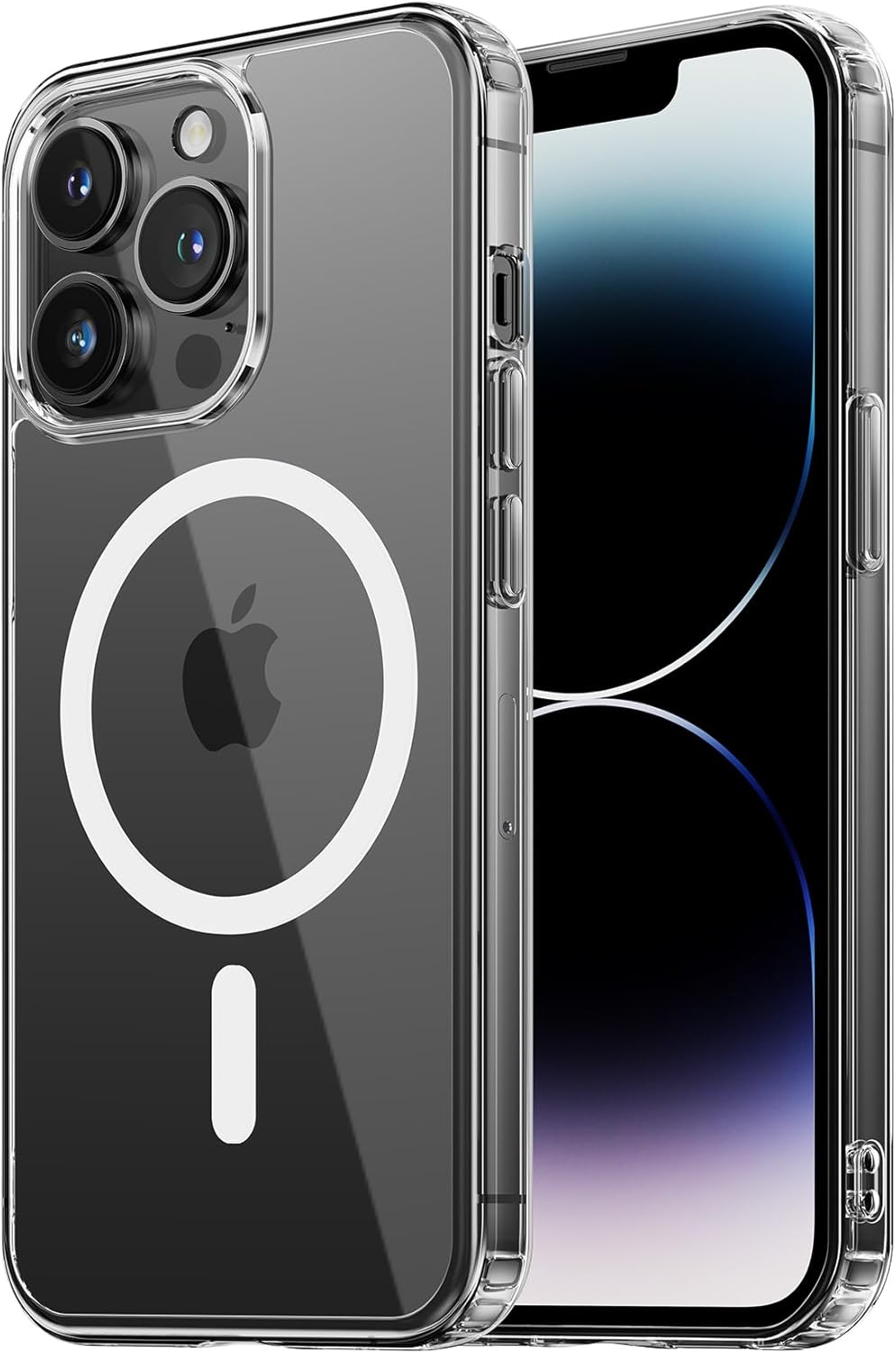 iPhone14 Pro 用 MagSafe対応 軽量クリアケース 耐衝撃・傷防止 6.1インチ