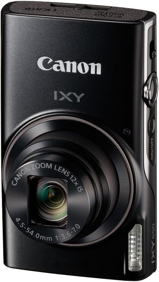 Wi-Fi対応 Canon コンパクトデジタルカメラ IXY 650 ブラック 光学12倍ズーム