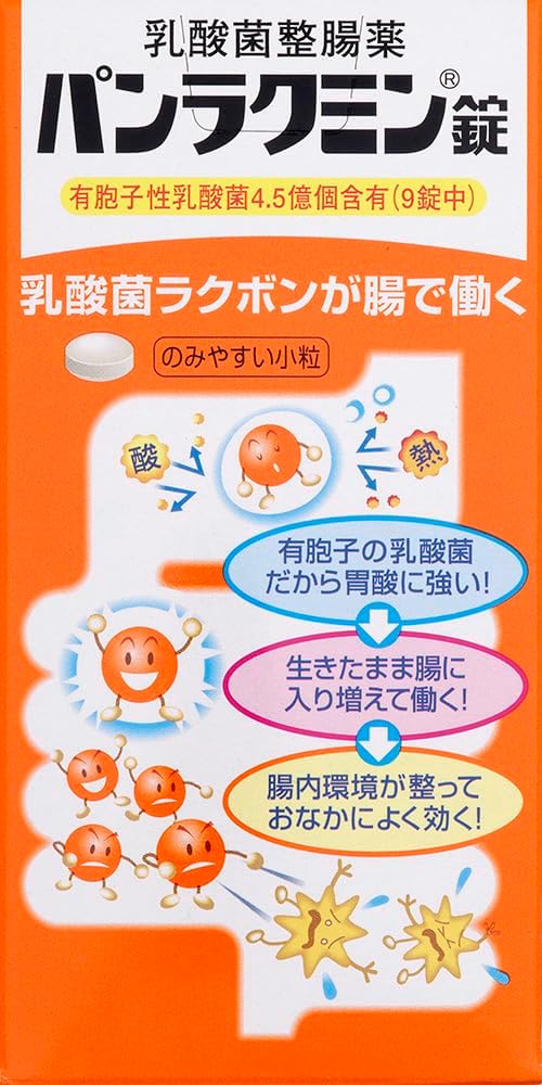 整腸サポート パンラクミン錠 550錠【便通改善・腹部膨満対策】