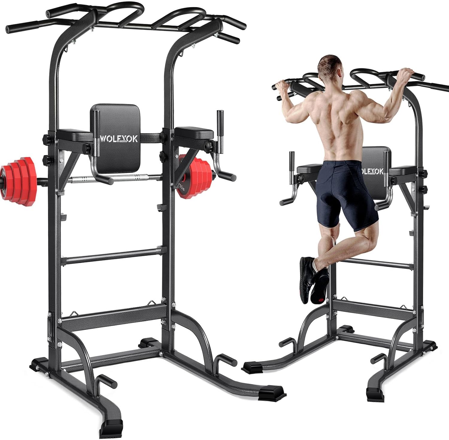 【懸垂器具】7in1多機能・耐荷重200kg・11段調節可能・家庭用トレーニング器具