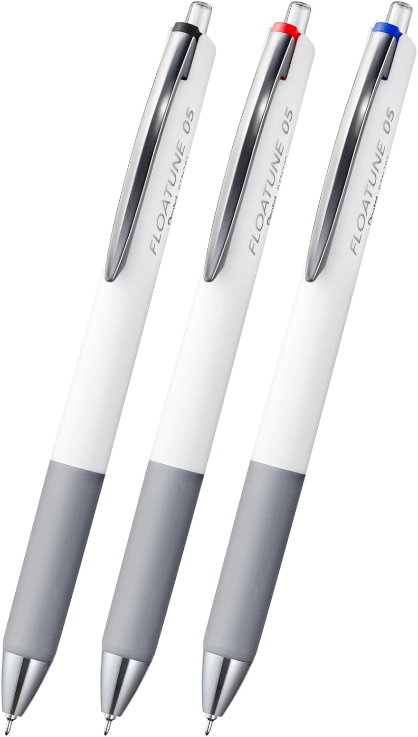フローチューン 油性ボールペン 0.5mm 3色セット（黒・赤・青）