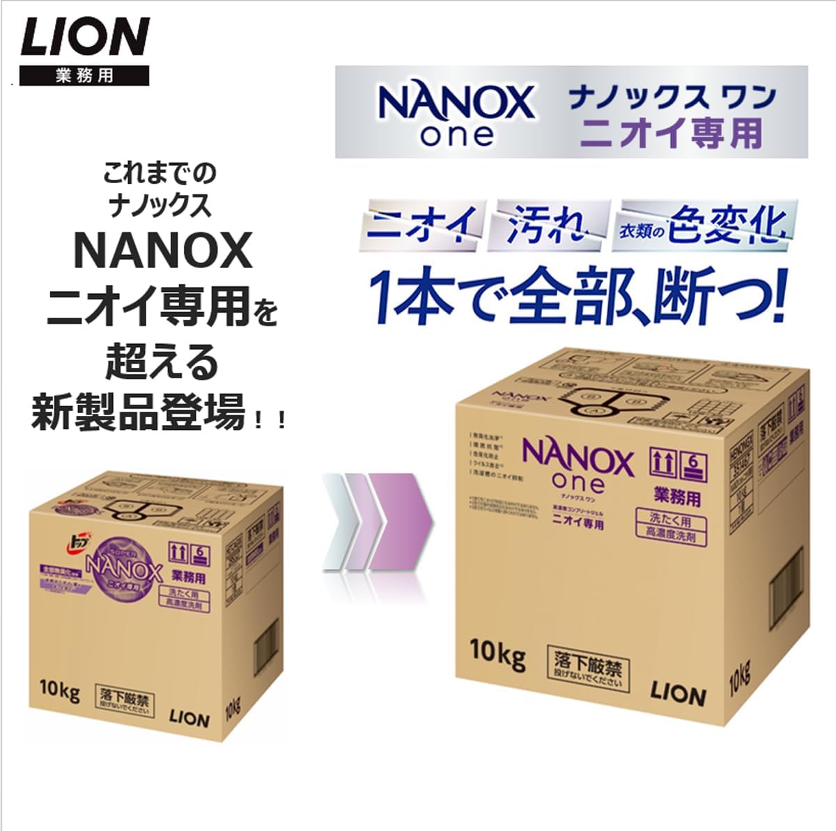 業務用 10kg ナノックスワン ニオイ専用 洗濯洗剤