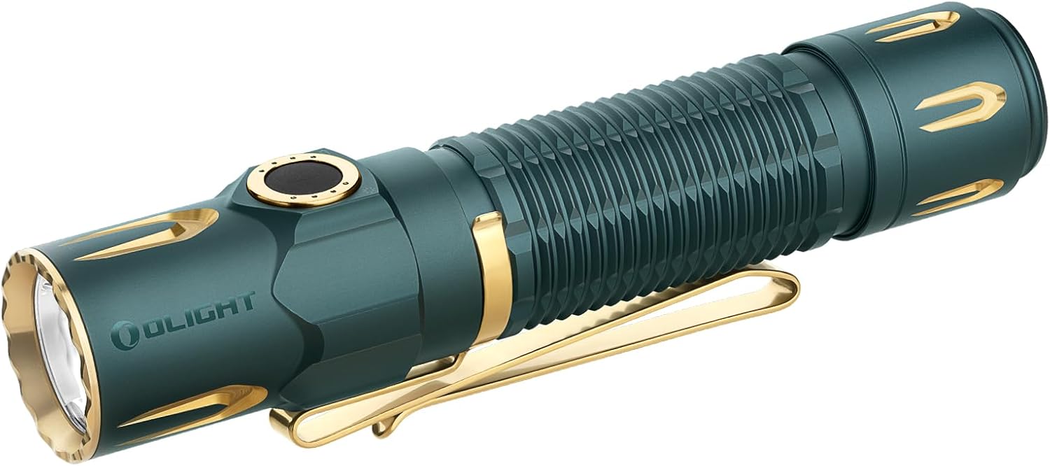 懐中電灯 OLIGHT WARRIOR 3S 2300ルーメン タクティカル LED 充電式 防水 IPX8 夢のブルー