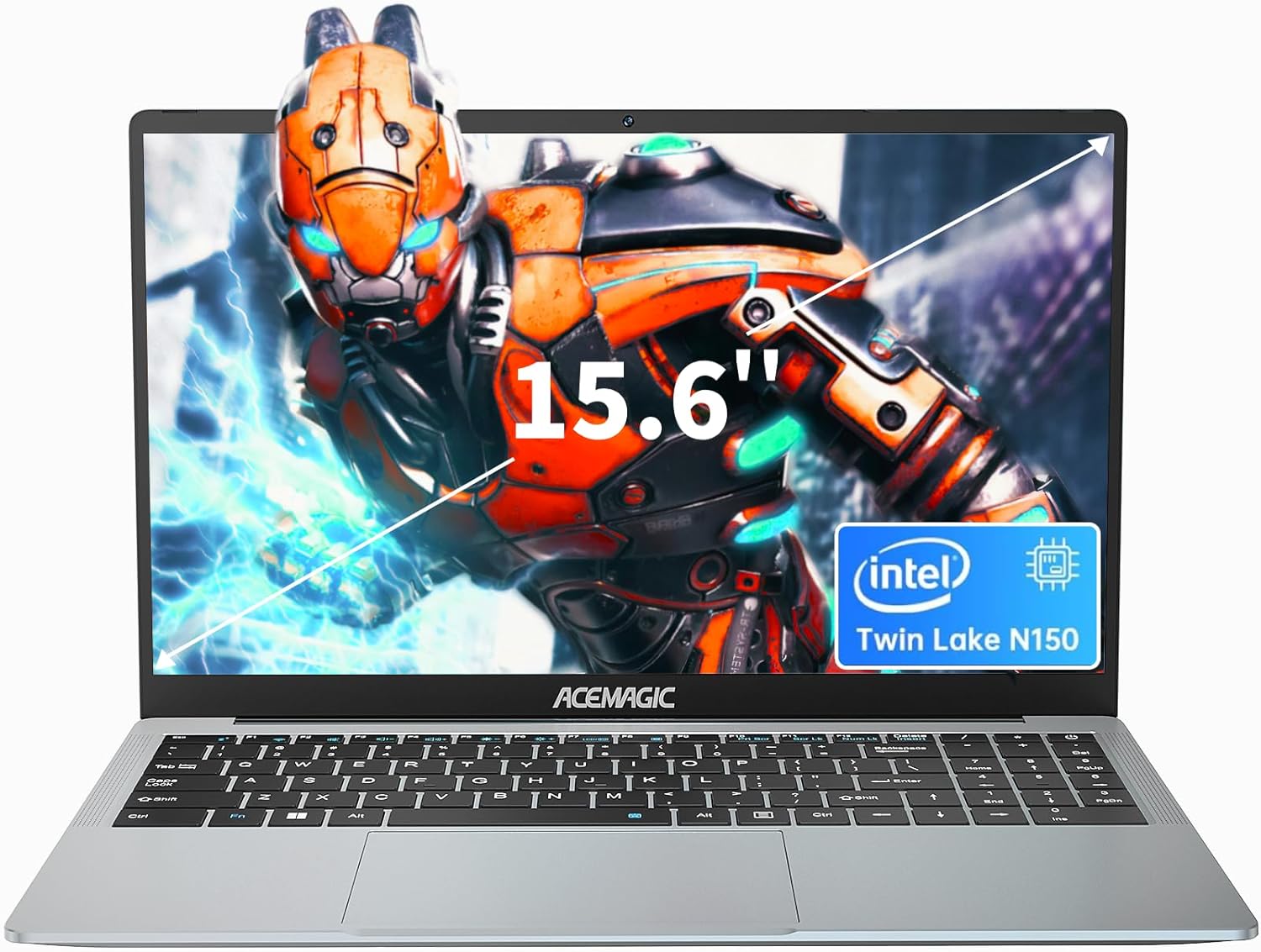 ACEMAGIC N150 薄型ノートPC 15.6インチ Win11 Pro 16GB RAM 512GB SSD フルHD 2025年新型