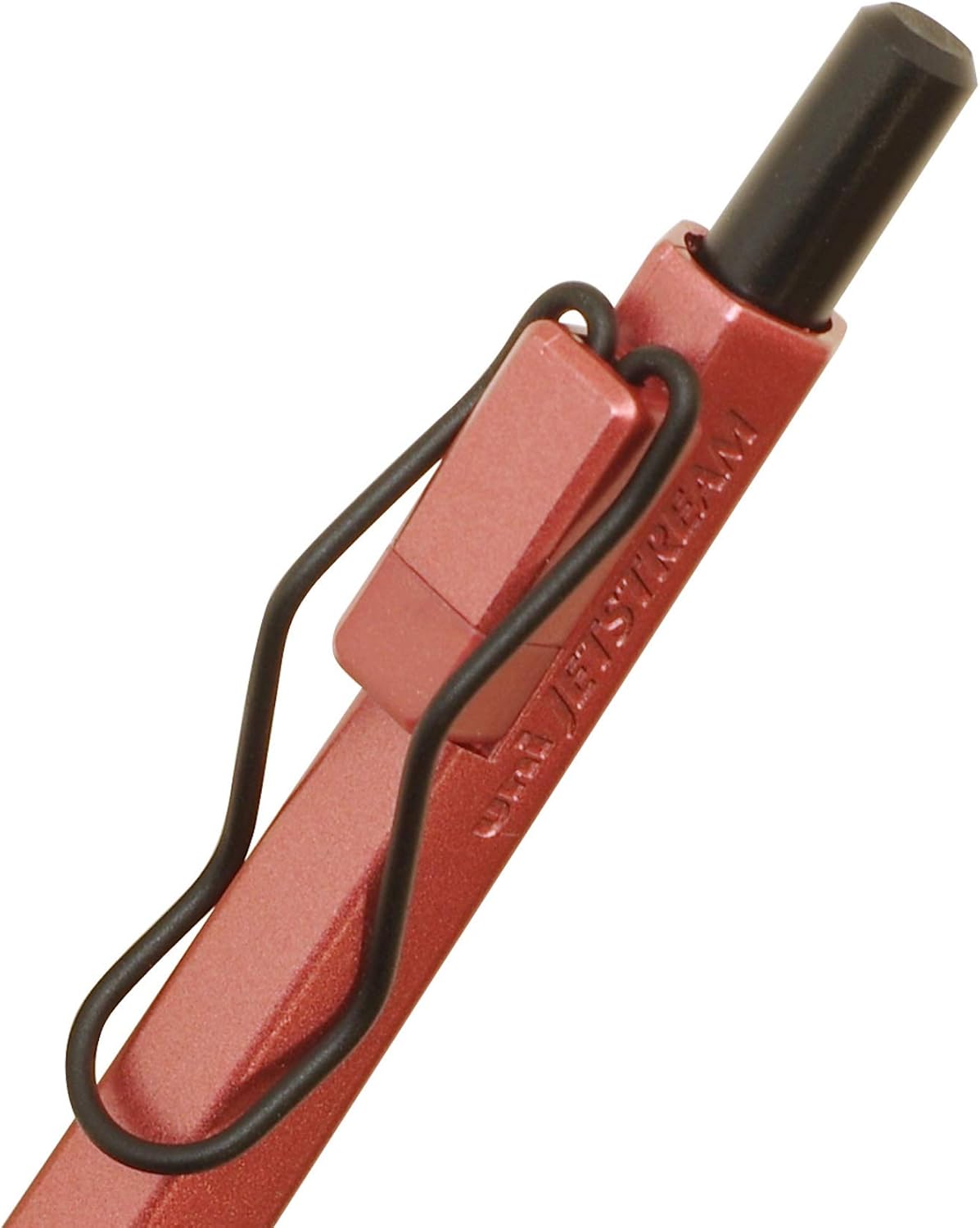 油性ボールペン ジェットストリームエッジ 0.38mm ブラックレッド 書きやすい