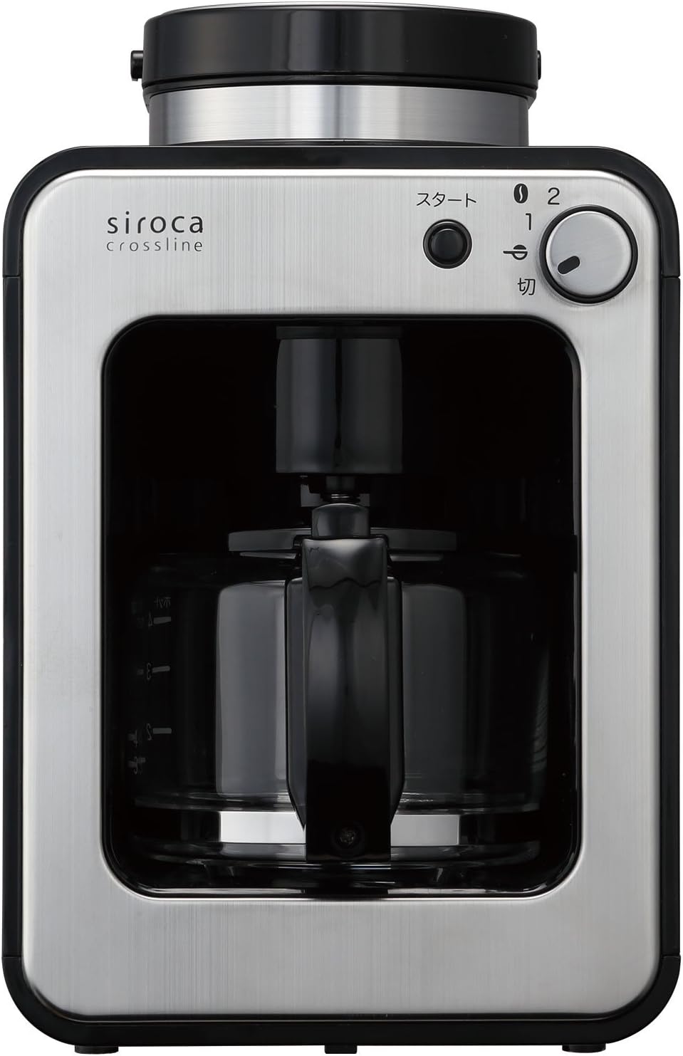 siroca 全自動コーヒーメーカー SC-A111 ガラスサーバー・ミル内蔵・豆・粉両対応
