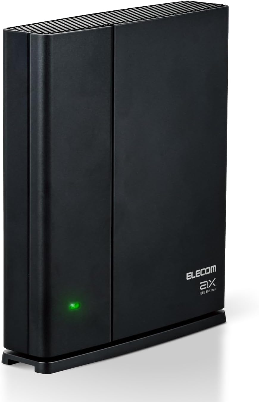 エレコム Wi-Fi6 無線LANルーター EasyMesh対応 1201+574Mbps WMC-X1800GST2-B