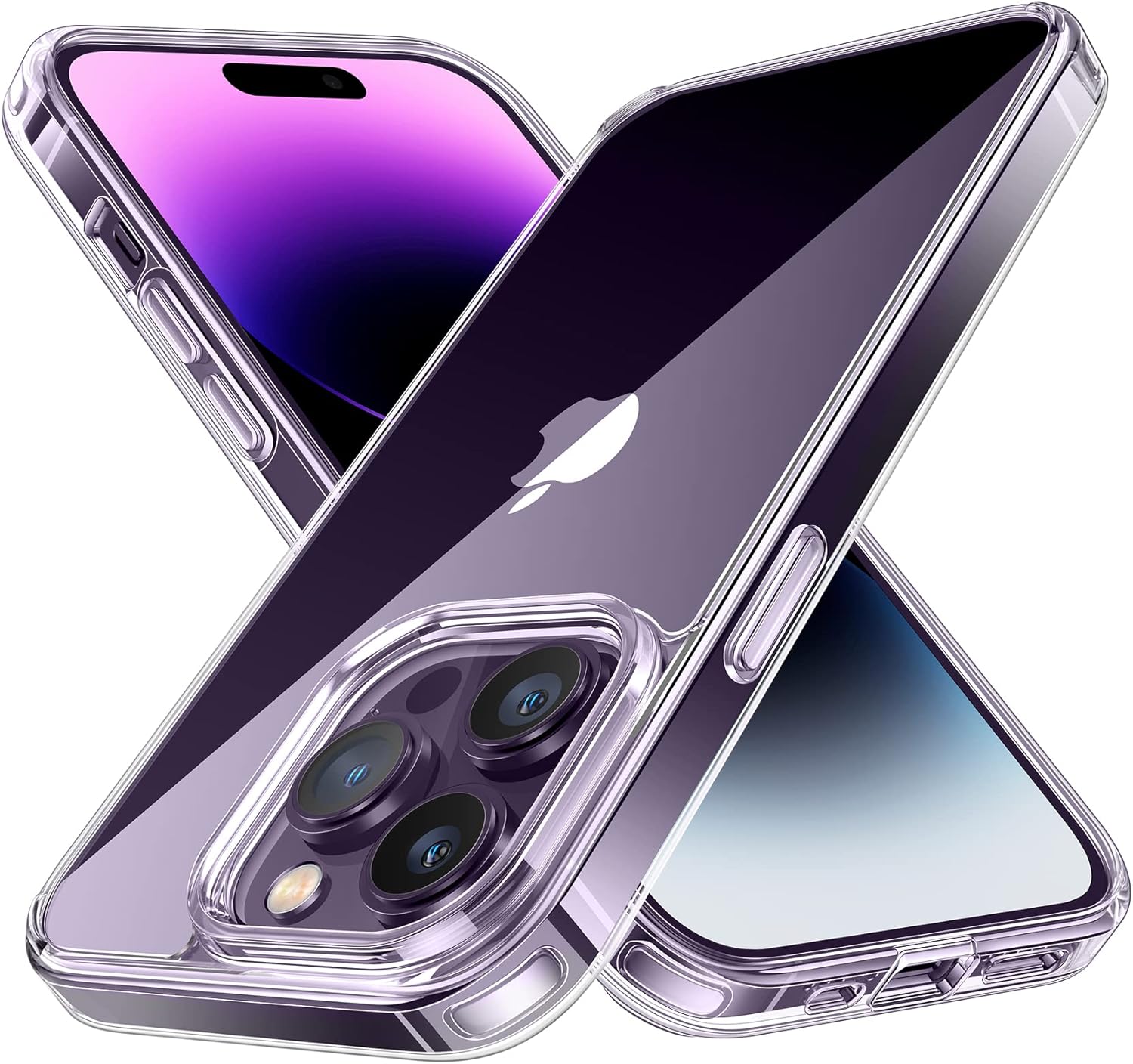 iPhone 14 Pro 用衝撃吸収クリアケース 米軍MIL規格 SGS認証