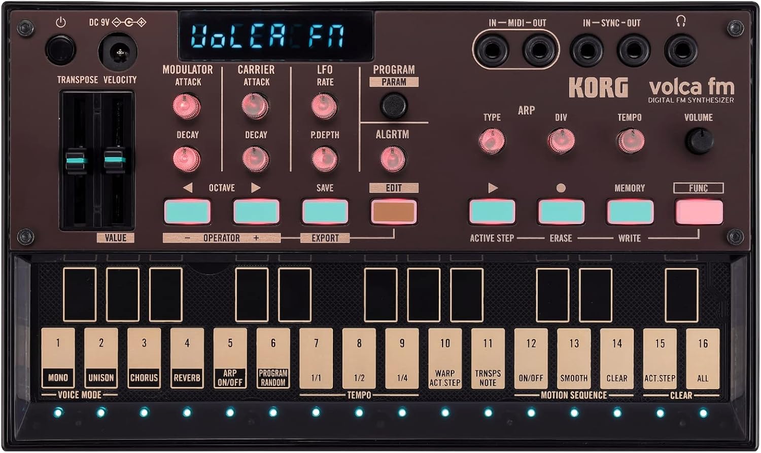 コルグ FMシンセサイザー volca fm2 6ボイス・コンパクト・バッテリー駆動・スピーカー内蔵