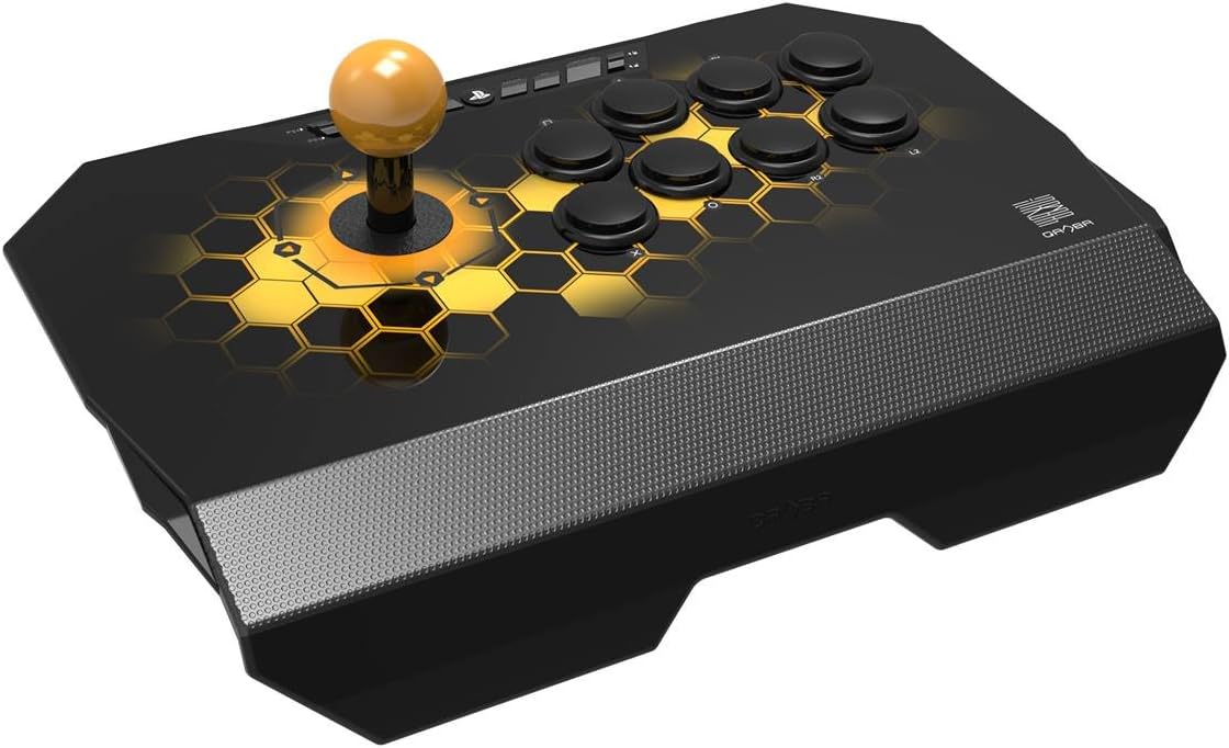 Qanba Drone アーケードジョイスティック (PS4/PS3/PC) 軽量コンパクト 30mmボタン8個