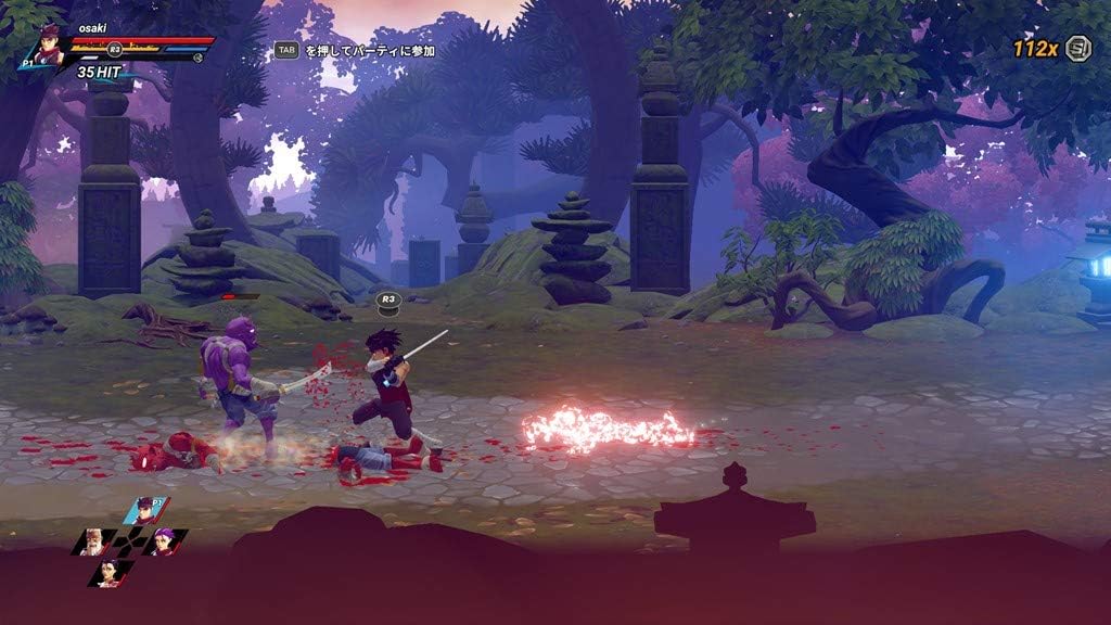 サムライアクションゲーム「サムライフォース斬！」 - PS4用