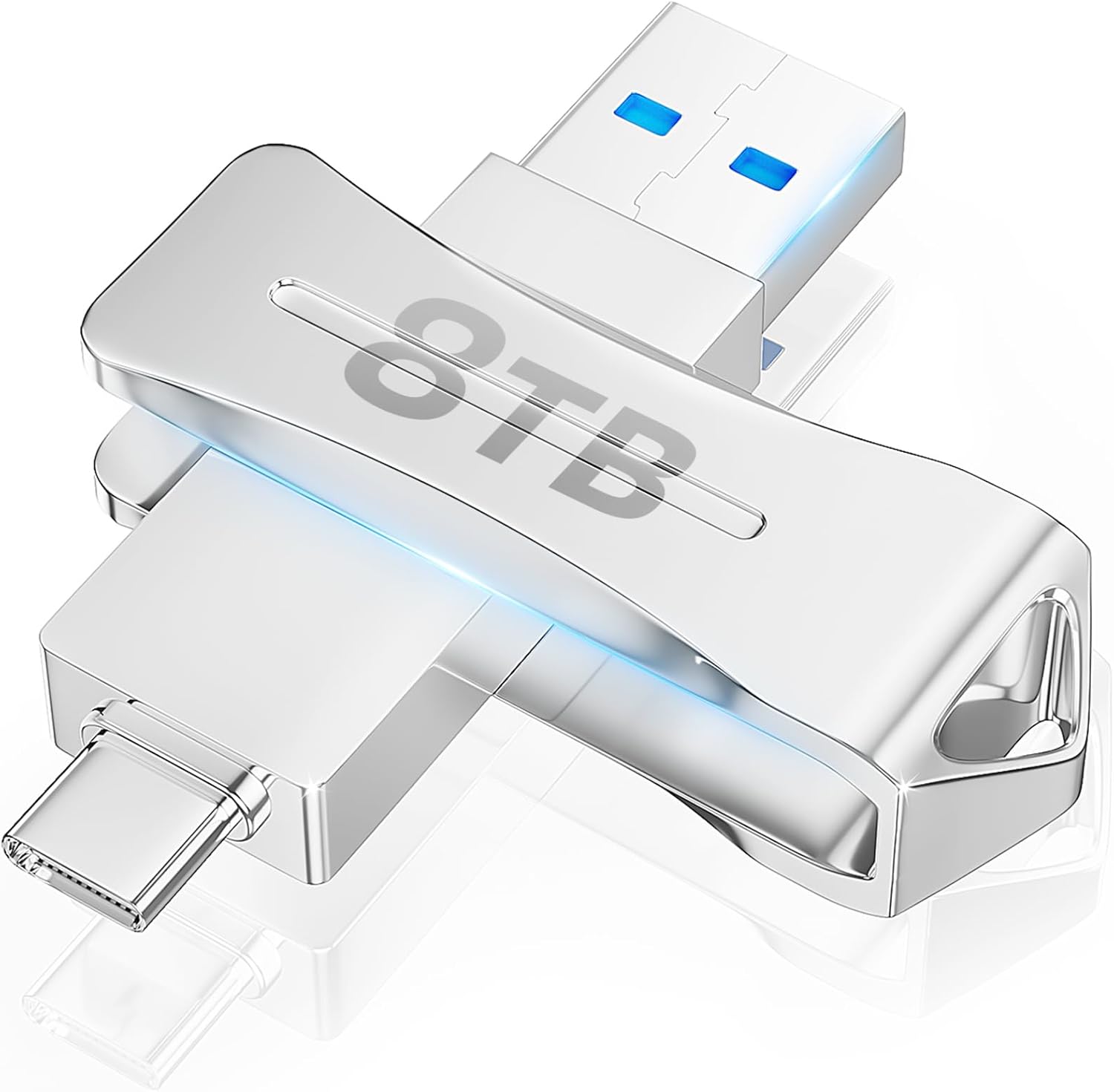 8TB USBメモリ タイプC対応 合金製 防水防塵 高速転送