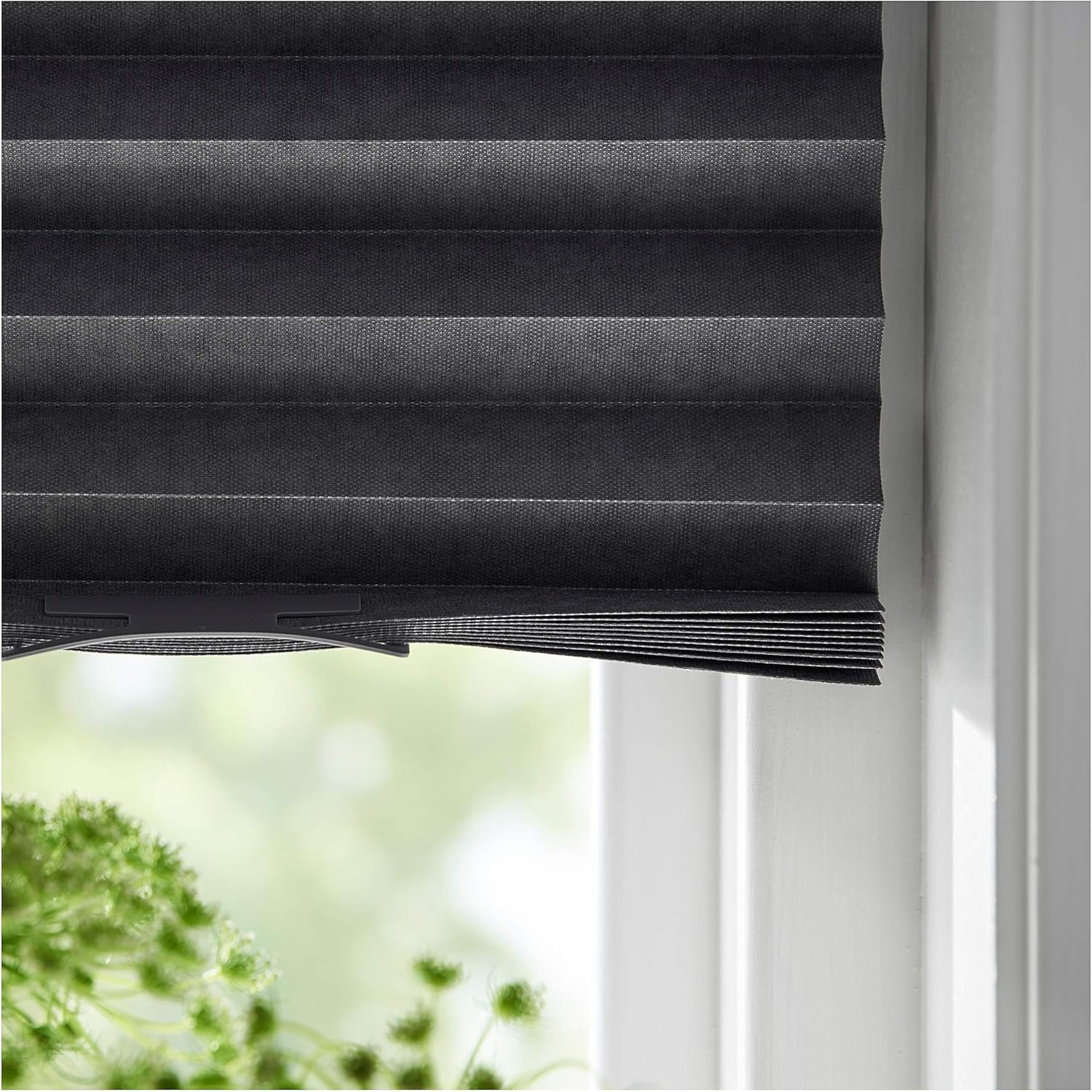 遮光プリーツブラインド（100x190cm）ダークグレー - SCHOTTIS