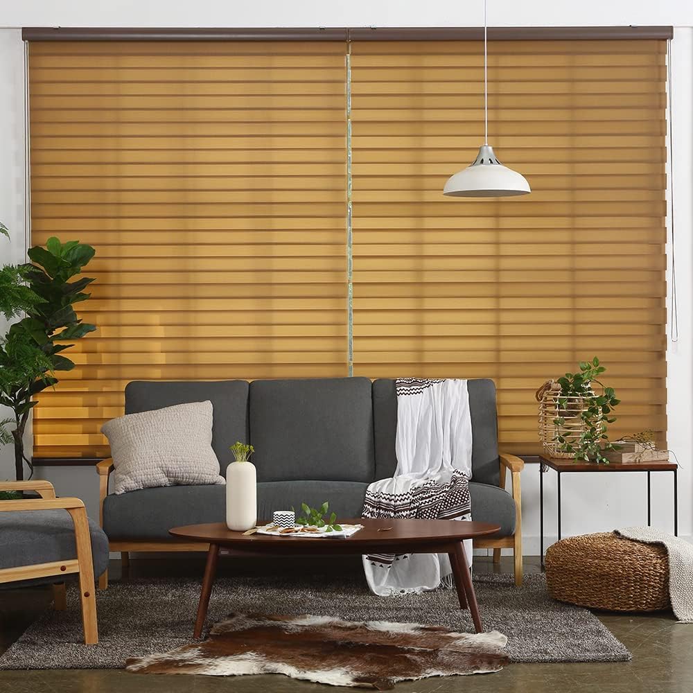 オーダーメイド調光ロールスクリーン ブラインド (W180 x H210cm) - カラメル