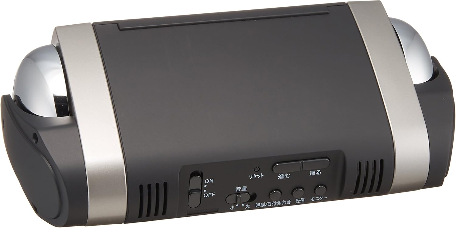電波大音量デジタル目覚まし時計 セイコー ピクシス 銀色 NR530S