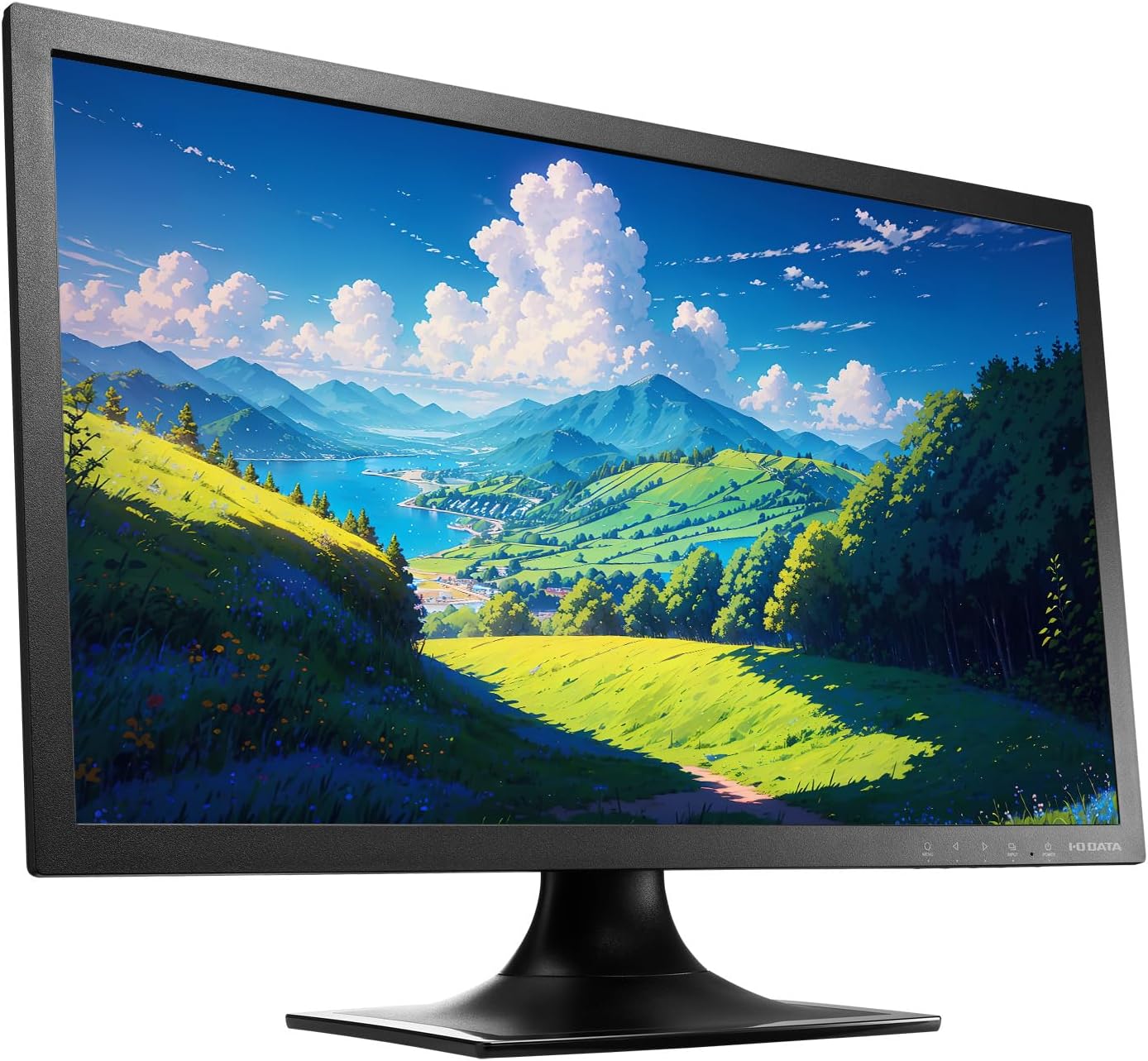 I-O DATA 20.7インチ フルHDモニター ブラック スピーカー内蔵 PS5・Switch対応