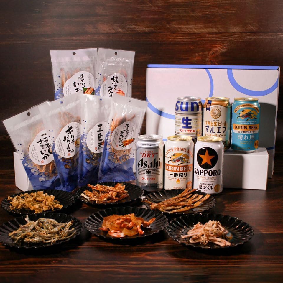 国産クラフトビールとおつまみ6種セット ギフト お父さんへの贈り物
