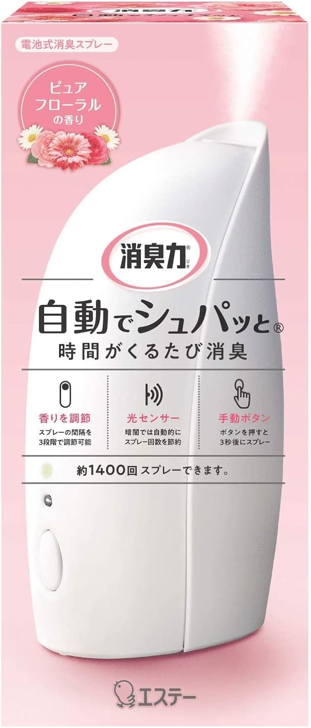 ピュアフローラルの香り 消臭力 自動電池式消臭剤 39ml