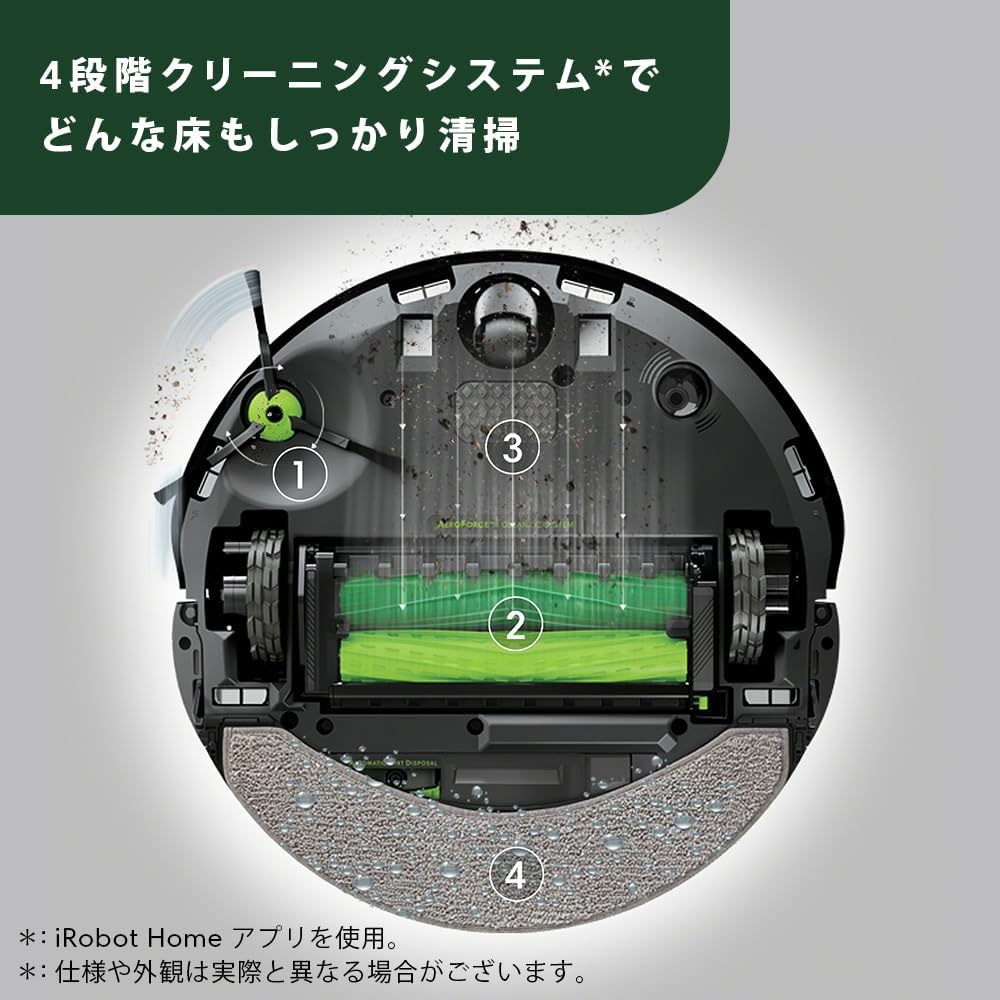 iRobot ルンバ コンボ 10 Max 自動ゴミ収集・水拭きロボット掃除機