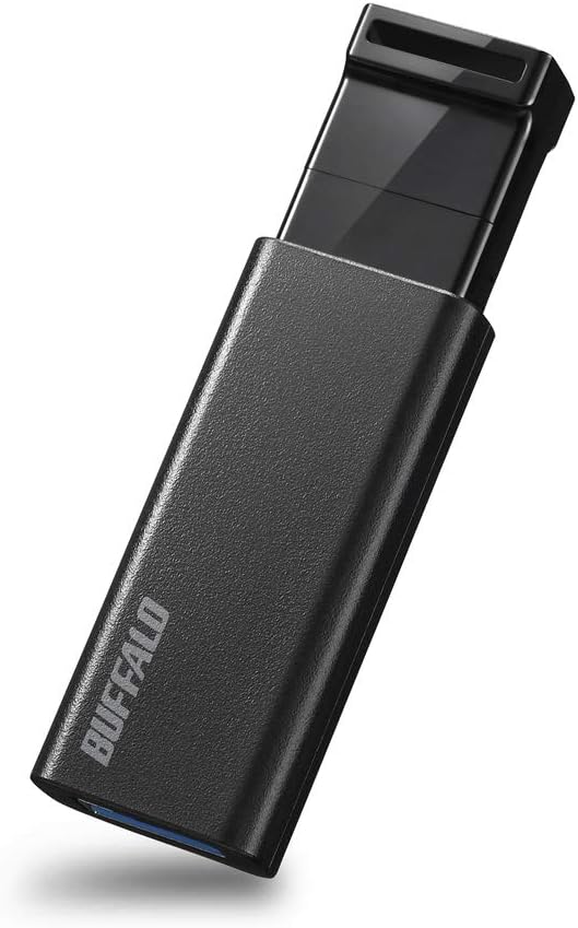 バッファロー USBメモリ 128GB スライド式 USB3.2対応 RUF3-KS128GA-B/N