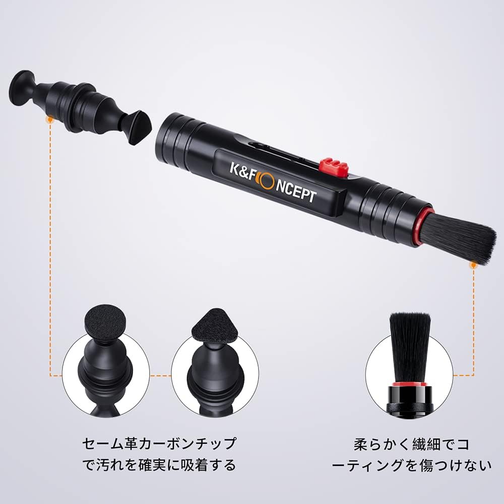 カメラレンズクリーニングキット 4点セット エアブロワー・クロス・ペン対応 デジタル一眼レフ用
