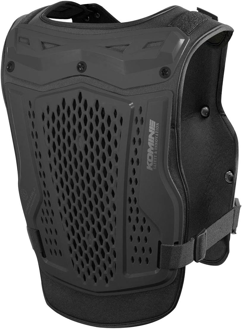 バイク用CEレベル2プロテクター エアスルーフィット ブラック Free SK-828