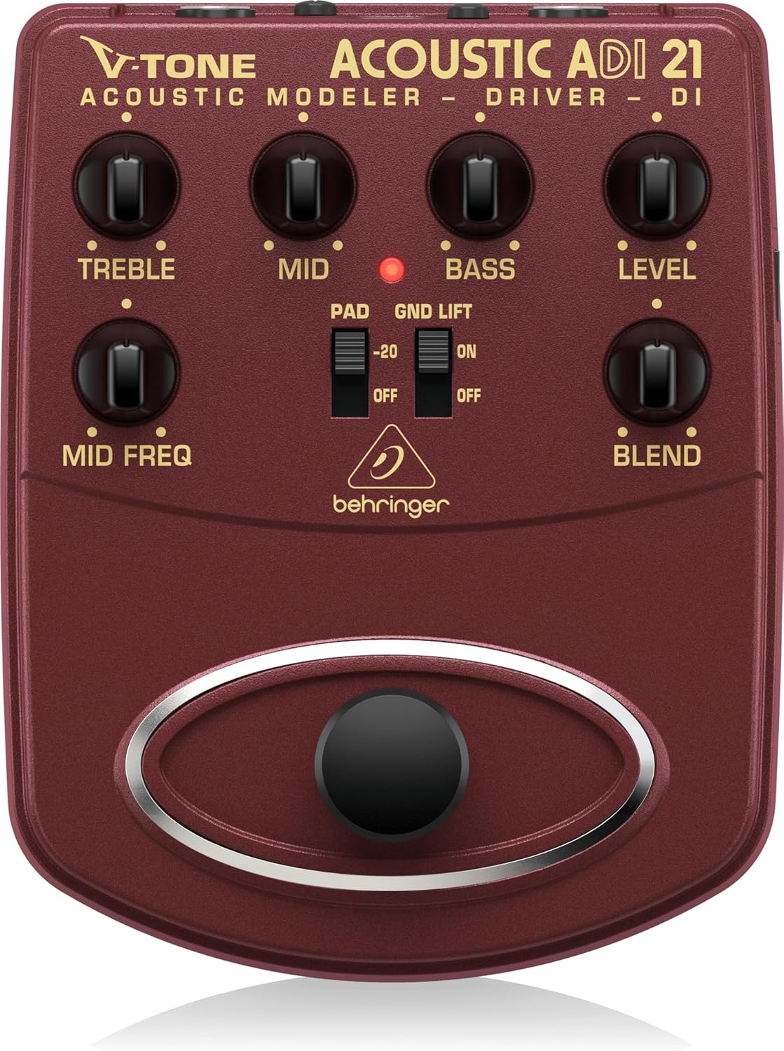 アコースティックギター用プリアンプ ダイレクトボックス V-TONE ACOUSTIC ADI21