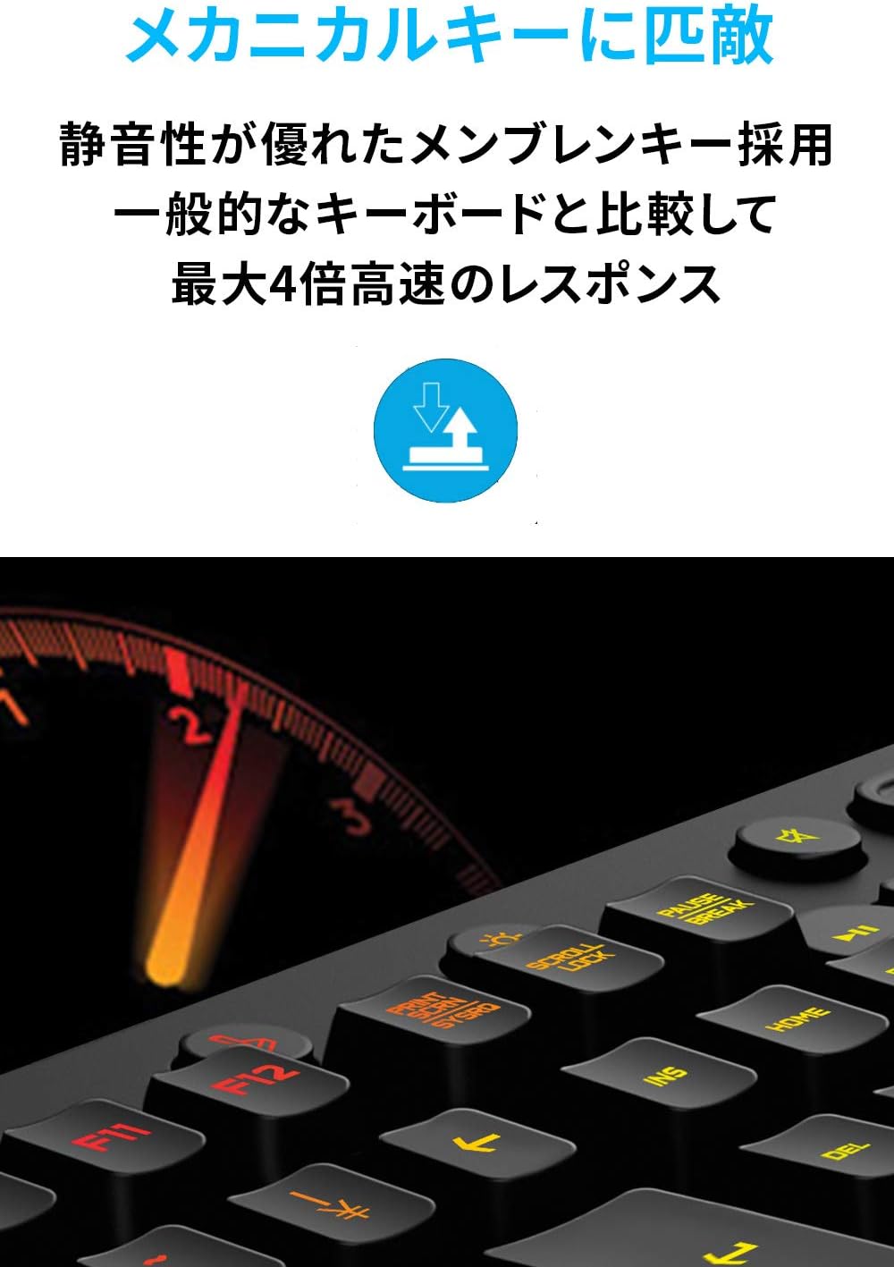ファイナルファンタジーXIV推奨 有線ゲーミングキーボード G213r 日本語配列 LIGHTSYNC RGB