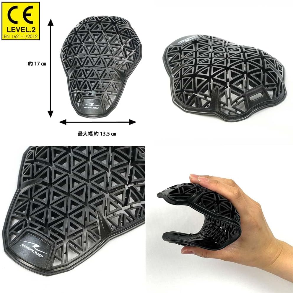 CE-LEVEL2バイク用プロテクター フレックスエアパッド スモール ブラック