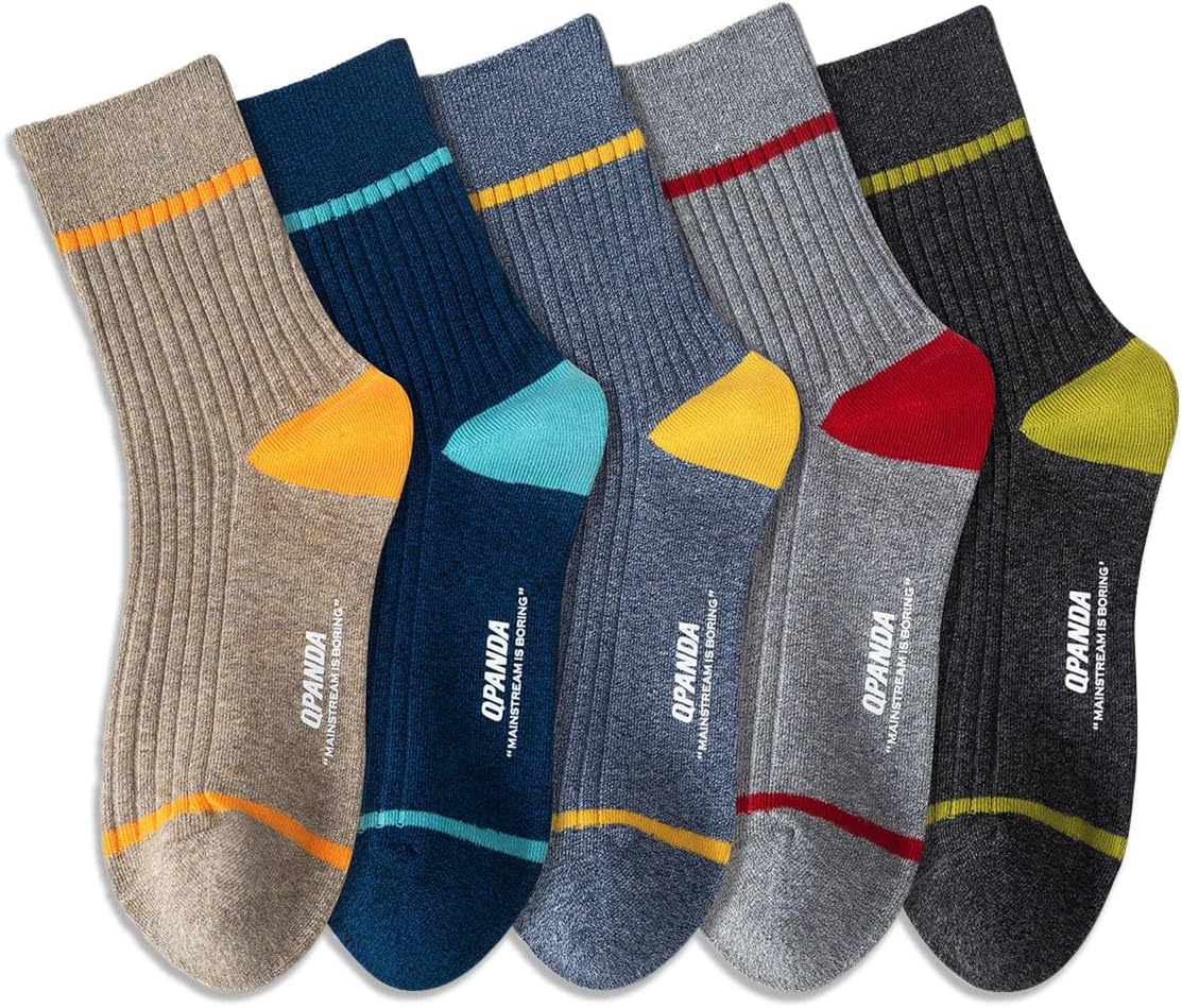 メンズ吸汗防臭綿スポーツソックス5足セット【24-28cm】