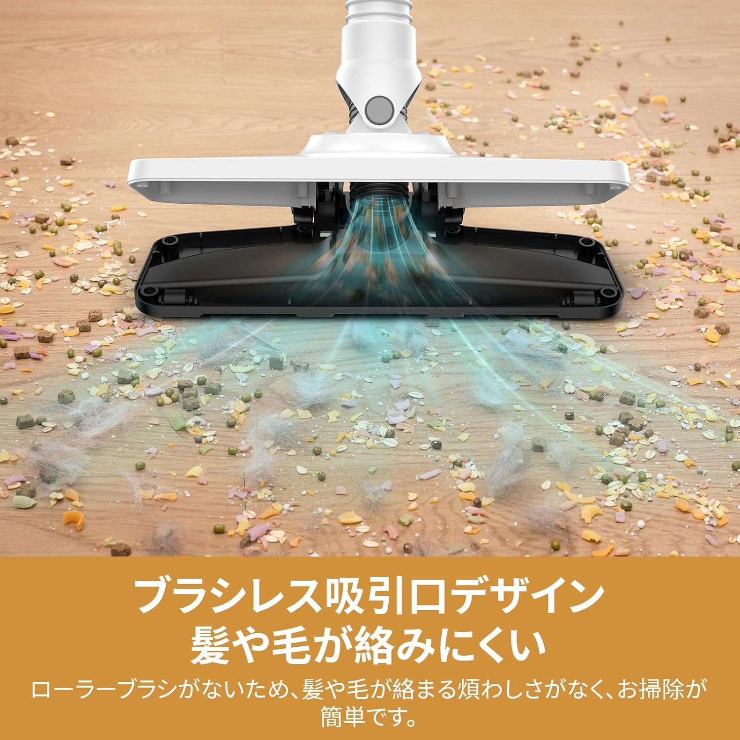 コードレス掃除機 VersLife S6 超軽量 38000Pa サイクロン HEPAフィルター 2WAY仕様 PSE認証 (グリーン)