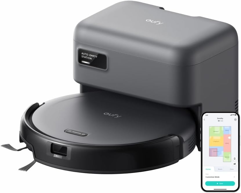 Eufy ロボット掃除機 C10 自動ゴミ収集ステーション付き【アプリ操作/薄型/最大24ヶ月保証】